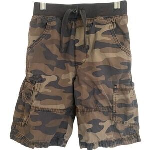 Bundle & Save CARTERS Cargo Camo Green Brown Shorts Cotton‎ size 6 Elastic Waist
